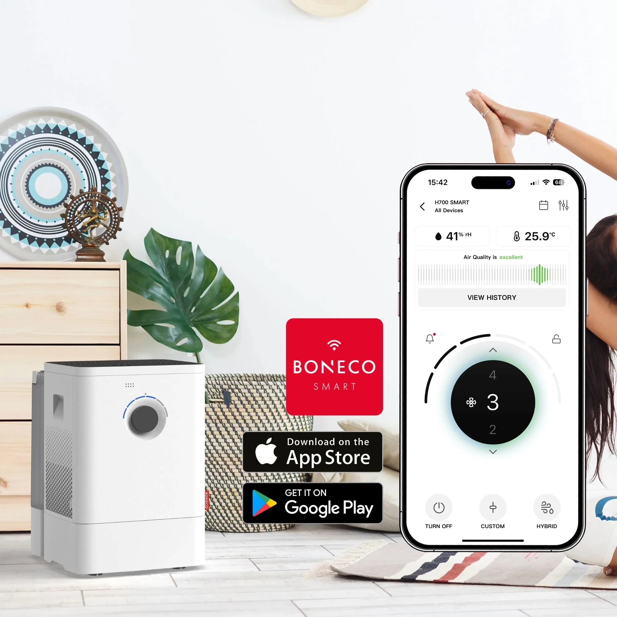BONECO Ovlaživač zraka — Air Washer W400 SMART galerija